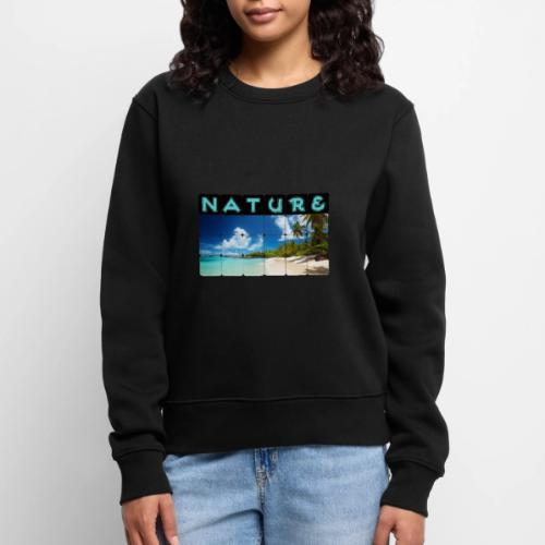 Nature: Island Bliss - Women's Premium Slim Fit Sweatshirt