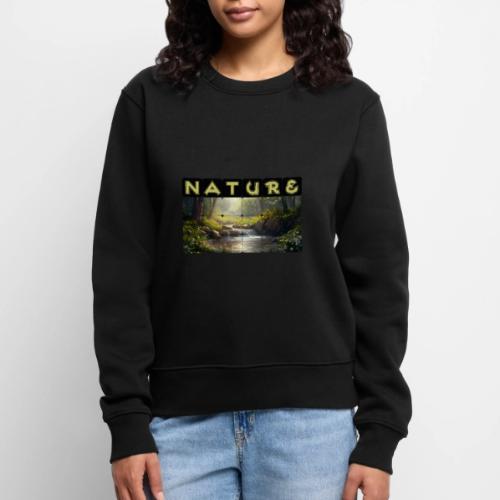 Nature: Verdant Bloom - Women's Premium Slim Fit Sweatshirt
