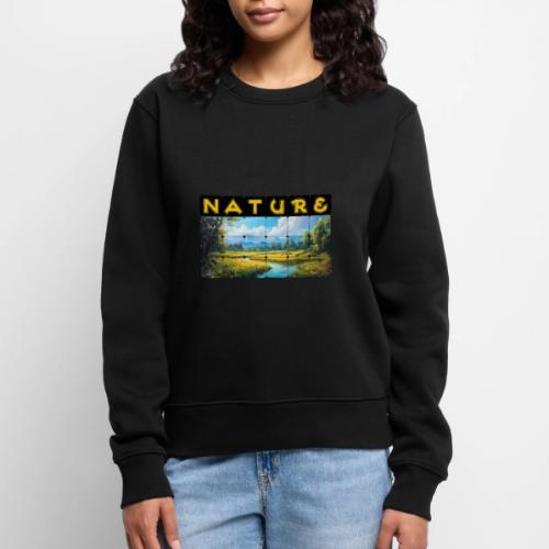 Nature: Season of Bloom - Women's Premium Slim Fit Sweatshirt