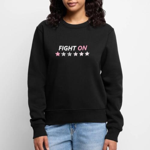 Fight On (White font) - Women's Premium Slim Fit Sweatshirt