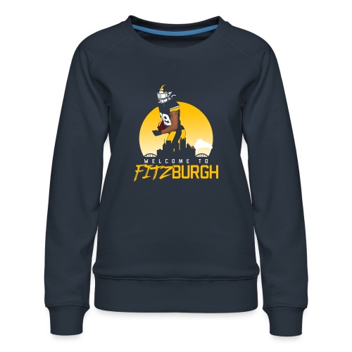 Welcome to Fitzburgh - Women's Premium Slim Fit Sweatshirt