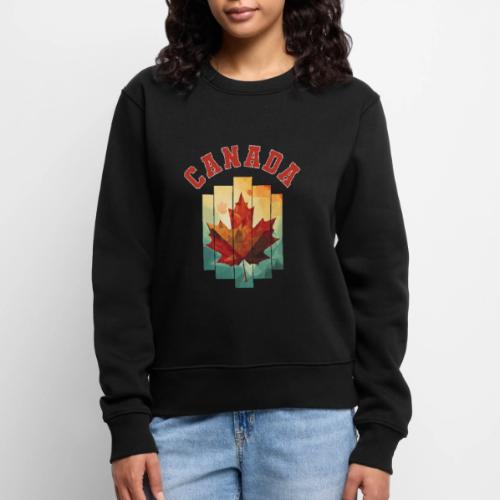 Canada’s Artistic Emblem - Women's Premium Slim Fit Sweatshirt