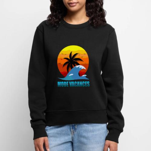 Vacation Mode: Tropical Escape - Women's Premium Slim Fit Sweatshirt