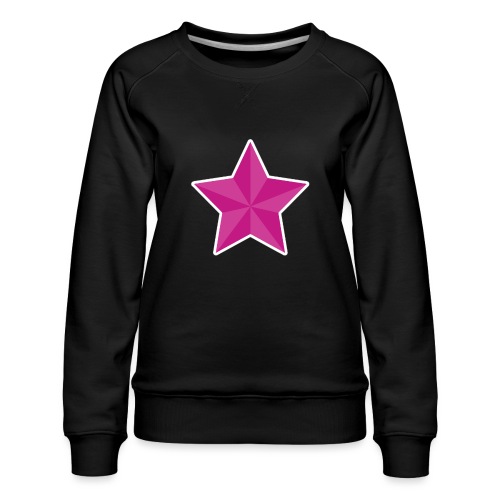 Video Star Icon - Women's Premium Slim Fit Sweatshirt