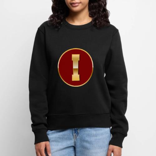 Letter I – Capital Varsity Alphabet Monogram - Women's Premium Slim Fit Sweatshirt