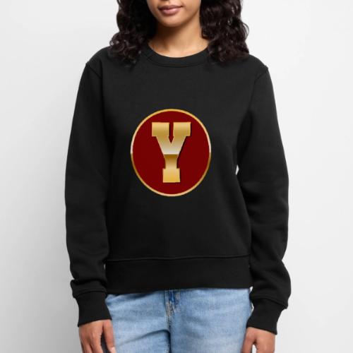 Letter Y – Capital Varsity Alphabet Monogram - Women's Premium Slim Fit Sweatshirt