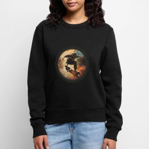 Skateboarding Flow - Women's Premium Slim Fit Sweatshirt
