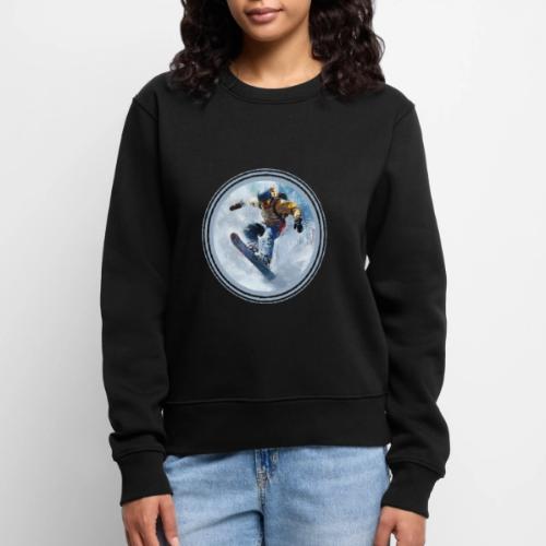 Snowboarding Life - Women's Premium Slim Fit Sweatshirt