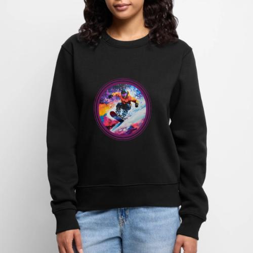 Snowboarding Spirit - Women's Premium Slim Fit Sweatshirt