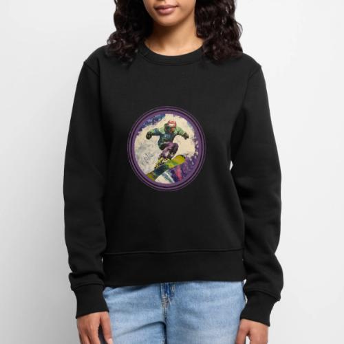 Snowboarding Soul - Women's Premium Slim Fit Sweatshirt