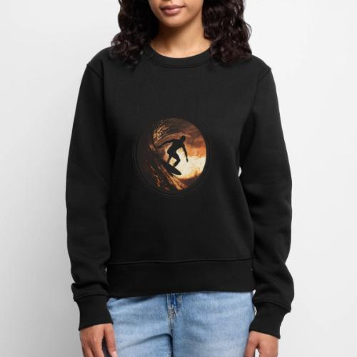 Surfing Spirit - Women's Premium Slim Fit Sweatshirt