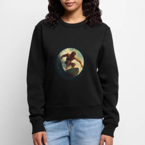 Surfing Rush - Women's Premium Slim Fit Sweatshirt