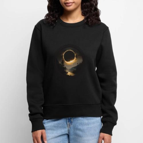 Eclipse: Shadowed Light - Women's Premium Slim Fit Sweatshirt