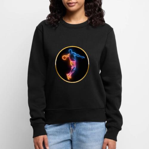 Basketball: Slam Dunk Afterglow - Women's Premium Slim Fit Sweatshirt