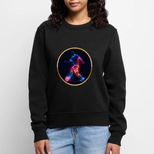 Soccer: Electric Kick Ring - Women's Premium Slim Fit Sweatshirt