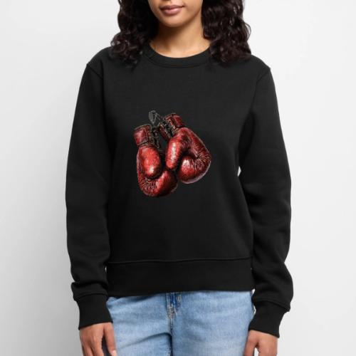 Legacy Boxing Gloves - Women's Premium Slim Fit Sweatshirt