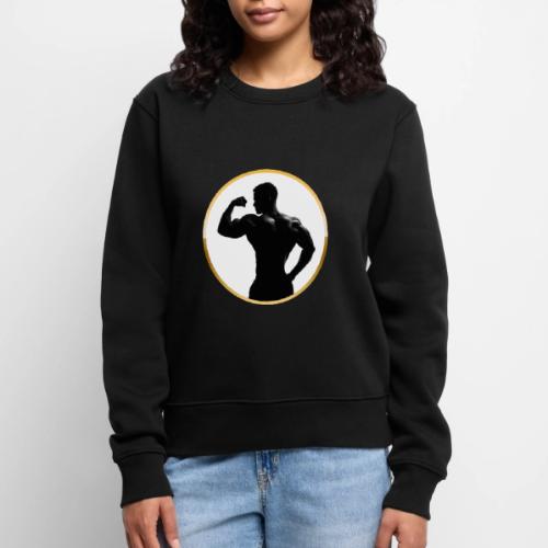 Bodybuilder: Classic Flex Emblem - Women's Premium Slim Fit Sweatshirt