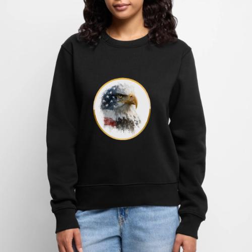 USA: Patriot Wing Emblem - Women's Premium Slim Fit Sweatshirt