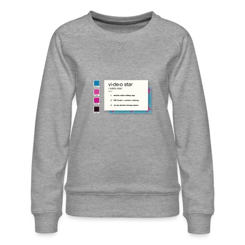 VS Aesthetic - Women's Premium Slim Fit Sweatshirt