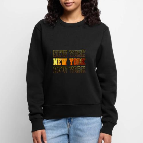 New York Varsity Echo - Women's Premium Slim Fit Sweatshirt