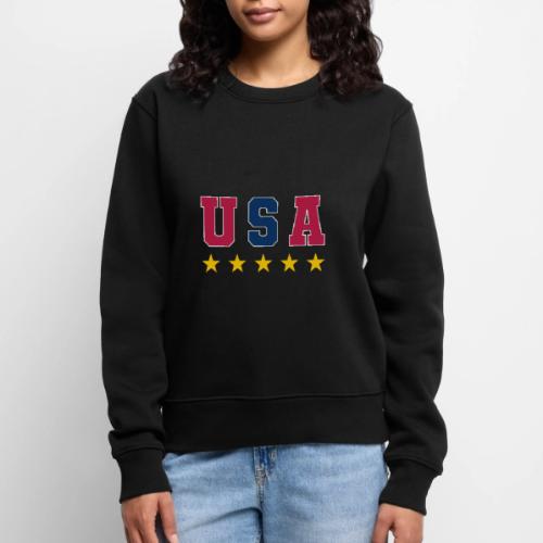 USA Varsity Stars - Women's Premium Slim Fit Sweatshirt