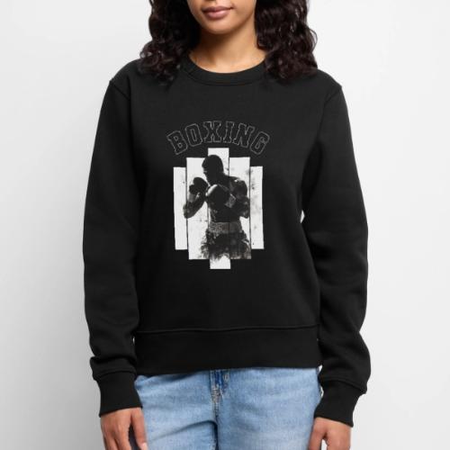 Born for Boxing - Women's Premium Slim Fit Sweatshirt
