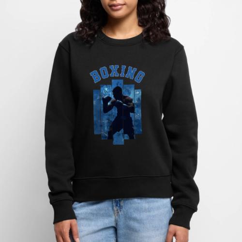 Boxing Never Stops - Women's Premium Slim Fit Sweatshirt