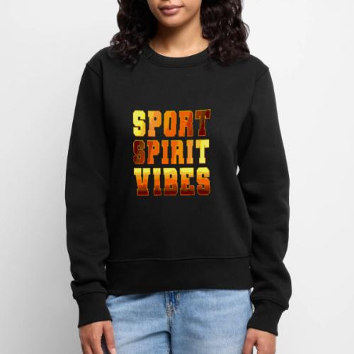 Sport Spirit Vibes Gradient - Women's Premium Slim Fit Sweatshirt