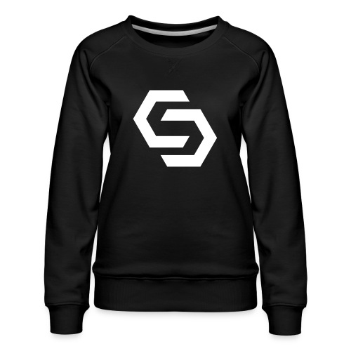 Smart Guy Logo - Women's Premium Slim Fit Sweatshirt