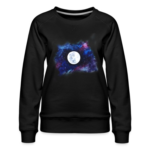 moon shirt - Women's Premium Slim Fit Sweatshirt