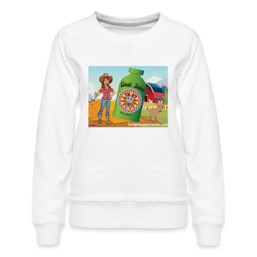 Nicole Sauce's Goat Juice - Women's Premium Slim Fit Sweatshirt