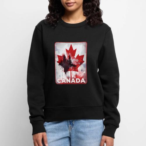 Canada's Maple Leaf Pride - Women's Premium Slim Fit Sweatshirt