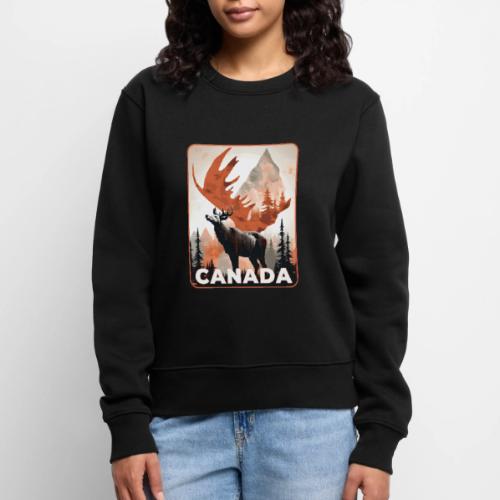 Canada Wild Spirit - Women's Premium Slim Fit Sweatshirt