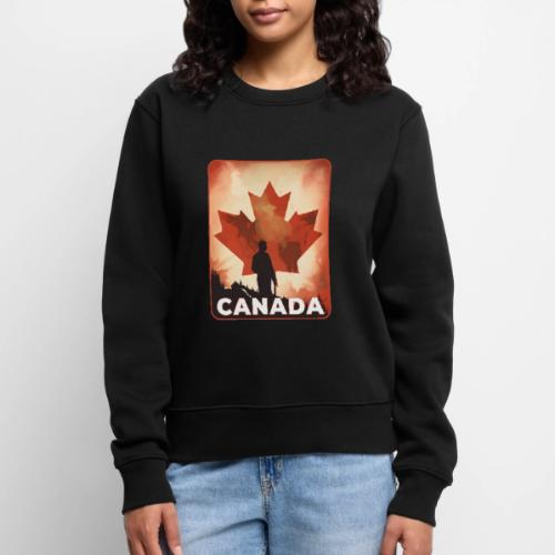 Canada Stands Tall - Women's Premium Slim Fit Sweatshirt
