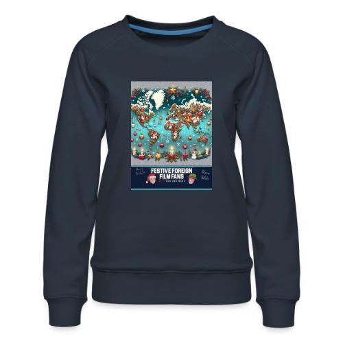 Global Heart-Warming - Women's Premium Slim Fit Sweatshirt
