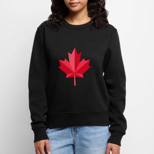 Canadian red maple leaf - Women's Premium Slim Fit Sweatshirt