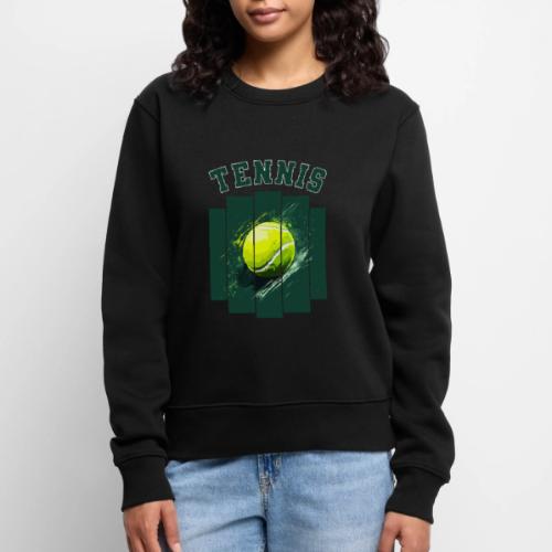 Tennis Motion - Women's Premium Slim Fit Sweatshirt