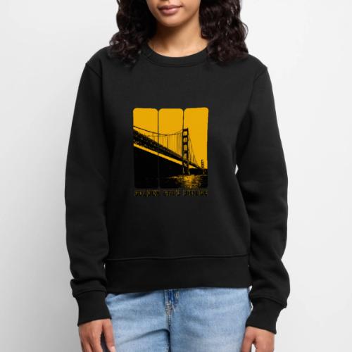 Golden Gate Bold Icon - Women's Premium Slim Fit Sweatshirt