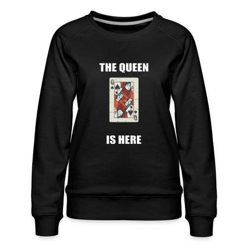 The Queen of Spades - Women's Premium Slim Fit Sweatshirt