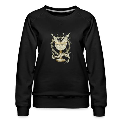 Frosted Chalice Covenant T-Shirt - Women's Premium Slim Fit Sweatshirt