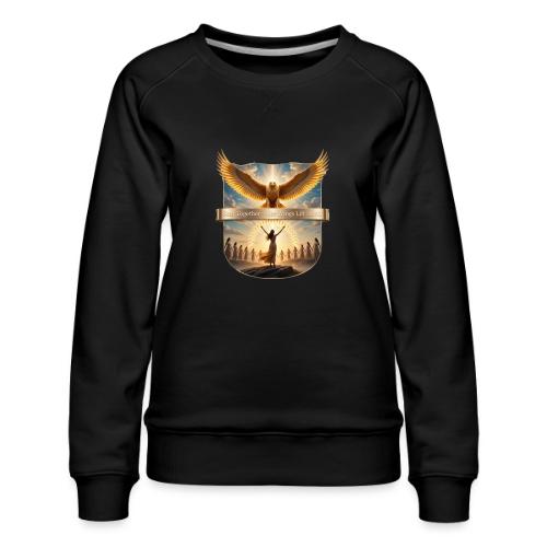 Women’s Day Eagle Matriarch T Shirt,, Gift for Mom - Women's Premium Slim Fit Sweatshirt