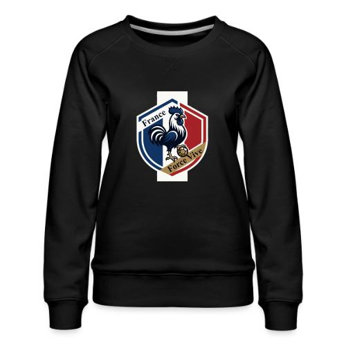 France Rooster T-Shirt, Bleu-Blanc-Rouge gift - Women's Premium Slim Fit Sweatshirt