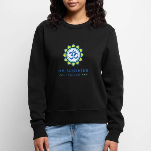 Om Sunshine Yoga transparent back original file - Women's Premium Slim Fit Sweatshirt