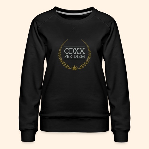 CDXX Per Diem - Women's Premium Slim Fit Sweatshirt