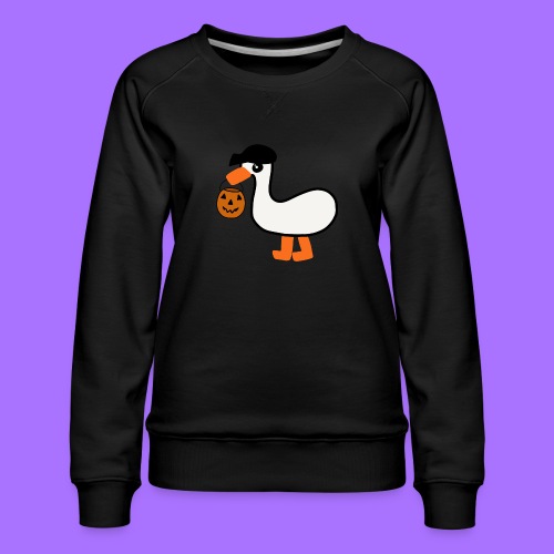 Emo Goose (Halloween 2021) - Women's Premium Slim Fit Sweatshirt