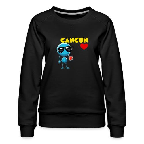 Smoon City_Cancun - Women's Premium Slim Fit Sweatshirt