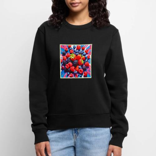 Berrylicious Burst Delight - Women's Premium Slim Fit Sweatshirt