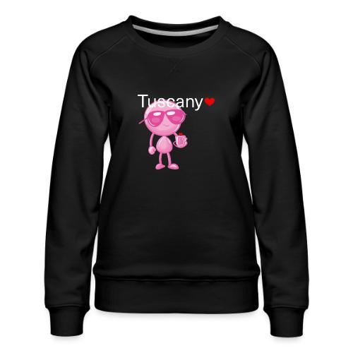 Smoon City_Tuscany Pink - Women's Premium Slim Fit Sweatshirt