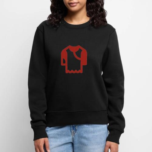 Logo outline - Women's Premium Slim Fit Sweatshirt
