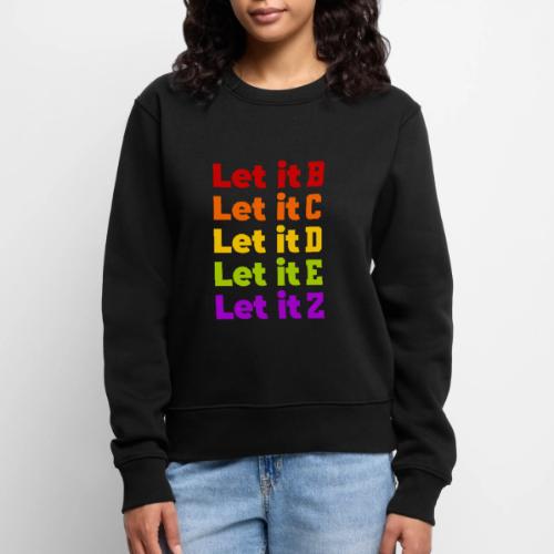 Let It Be Alphabetical - Women's Premium Slim Fit Sweatshirt